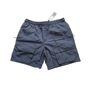 Richie Le Pants Men M Blue Polyamide Cargo Martial Arts Style Lightweight NWT